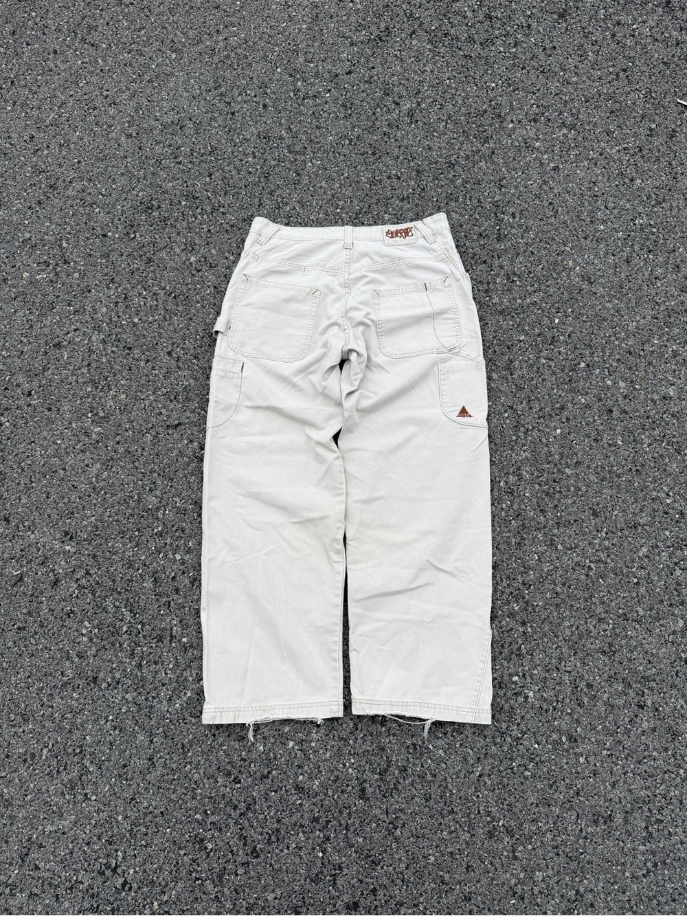 Vintage Levis Silvertab Pants Mens 34x32 Cargo Khaki Baggy Wide Leg Y2K Skater